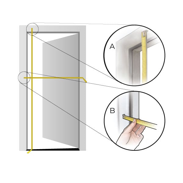 Meetinstructie-plissédeuren-op-het-kozijn