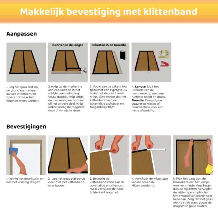 Bevestigingsinstructie