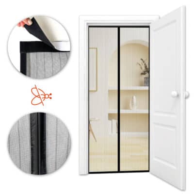 Premium-Magnetisch-vliegengordijn-enkele-deur-